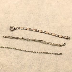STERLING SILVER BRACELETS